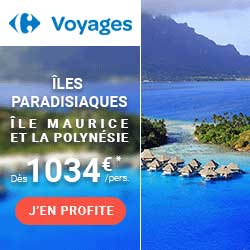 iles paradisiaques carrefour voyages