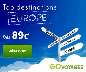 Votre vol avec GoVoyages