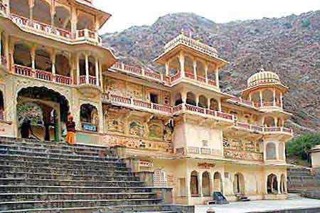 Inde Jaipur temples de Galta 