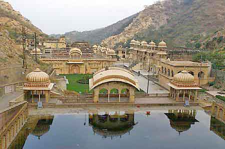 Inde Jaipur temples de Galta 