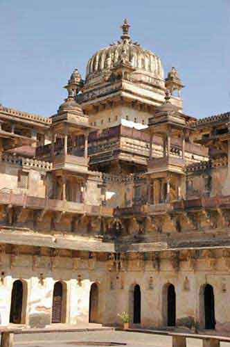 Inde Orchha les 3 palais  