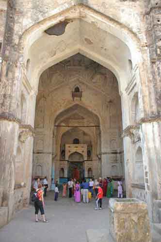 Inde Orchhatemple de Lakshmi narayan  