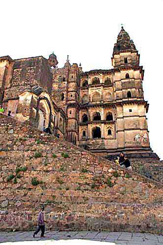 Inde Orchha temple de Lakshmi narayan 