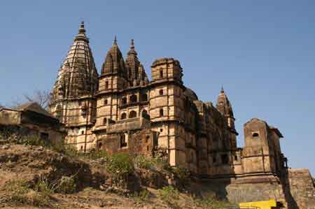 Inde Orchha temple de Lakshmi narayan 