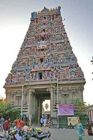 Inde Tamil Nadu temple de Kapaleeswara  Chennai Madras