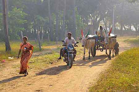 Inde Tamil Nadu de Trichy à Tanjore