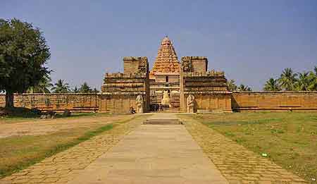 Temple à Gongaikondacholapuram Inde Tamil Nadu