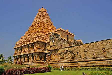 Temple à Gongaikondacholapuram Inde Tamil Nadu