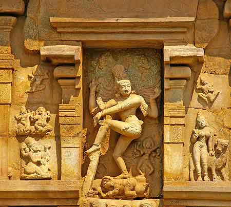 Temple à Gongaikondacholapuram Inde Tamil Nadu