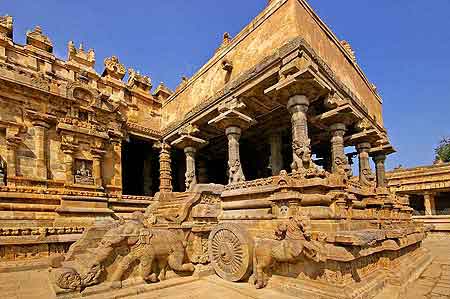 Temple à Gongaikondacholapuram Inde Tamil Nadu