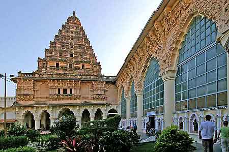 Inde Tamil Nadu Tanjore  palais des Cholas 