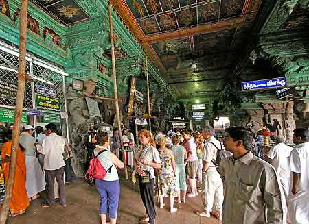 Inde Tamil Nadu temple deSri Meenakshi  Madurai