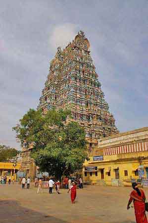 Inde Tamil Nadu temple deSri Meenakshi  Madurai