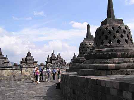 Indonesie, Borobudur temple bouddhique Java