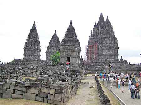 Indonesie temple indhouiste Prambanan Java 