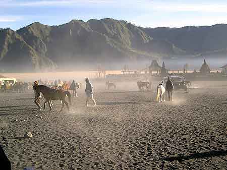 Indonesie  le volcan Bromo Java 