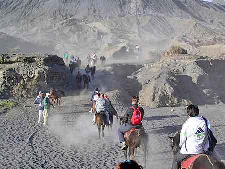 Indonesie  le volcan Bromo Java 