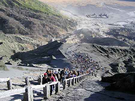 Indonesie  le volcan Bromo Java 