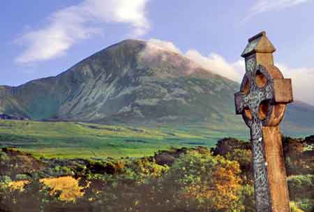 le mont croagh patrick - reproduction interdite