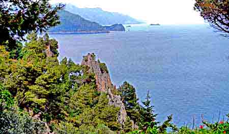 superbe vue sur Capri