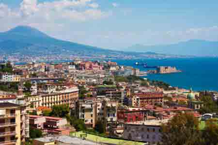 naples et le Vesuve