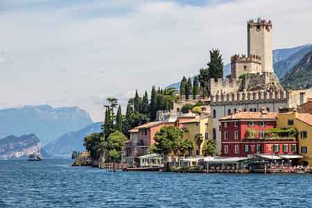 Malcesine et son chateau lac de garde