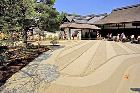 jardin du Gingaku-ji à Kyoto