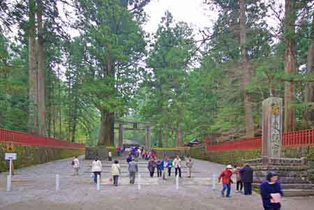 allée des cèdres Nikko sanctuaire Toshogu