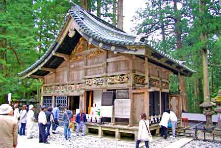 Nikko écurie sacrée sanctuaire Toshogu