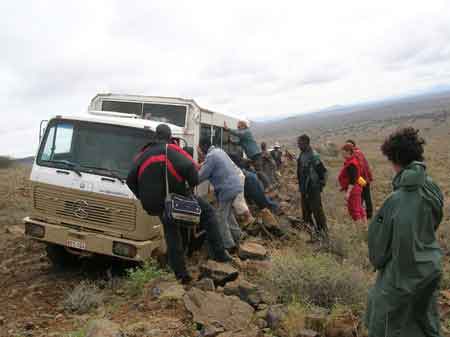 Kenya piste de safari dans le nord