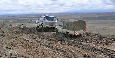 Kenya piste de safari dans le nord