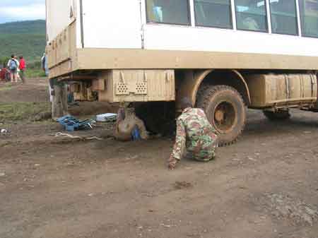 Kenya piste de safari dans le nord