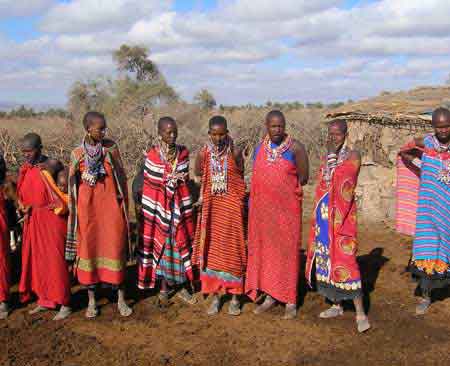 Kenya Masai  village