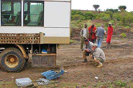 Kenya piste de safari dans le nord