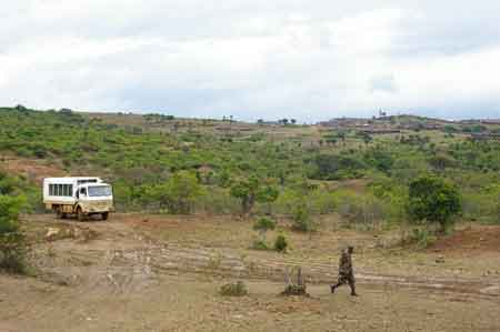 Kenya piste de safari dans le nord
