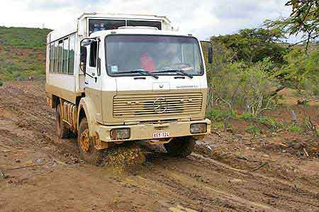 Kenya piste de safari dans le nord