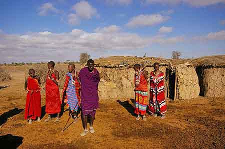 Kenya Masai  village