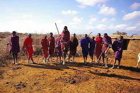 Kenya Masai  village