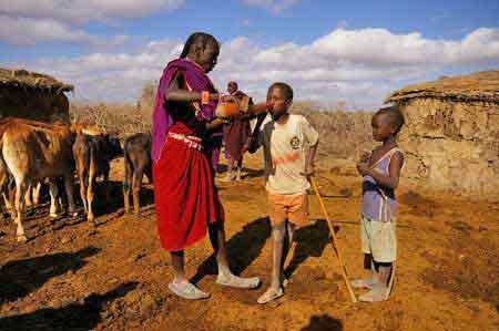 Kenya Masai  village