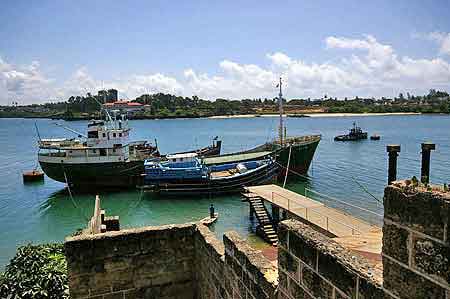 Mombasa  port  Kenya 