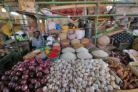 marche de Mombasa Kenya