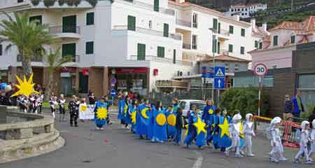 carnaval des écoles à Ribeira Brava Madère
