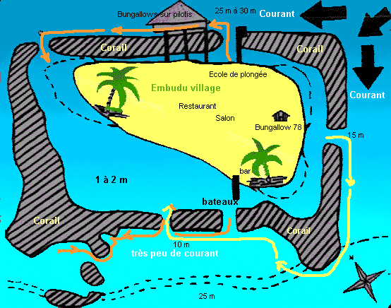 Carte embudu Maldives