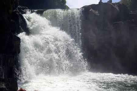 chutes de la grande rivière de l'est à Maurice