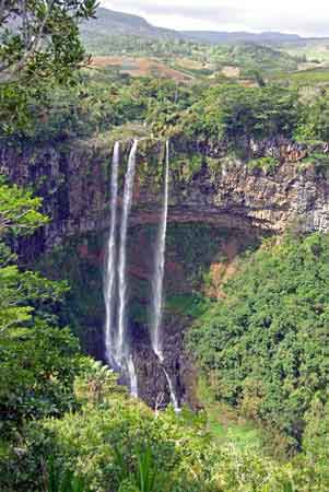 les chutes de la rivire Chamarel