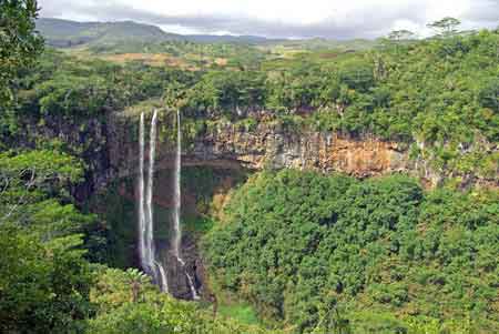 les chutes de la rivire Chamarel