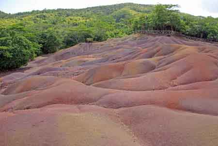 les terres aux 7 couleurs de Chamarel  Maurice