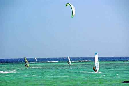 pointe sud ouest de l'ile Maurice - surf et kite