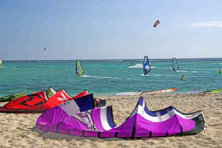 pointe sud ouest de l'ile Maurice - surf et kite