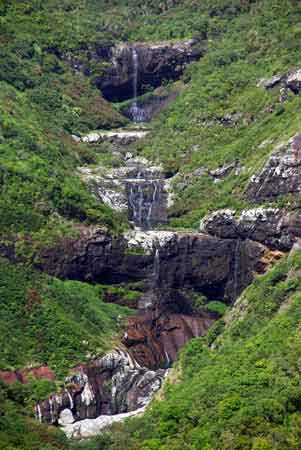 route vers Henrietta au sud de l ile Maurice